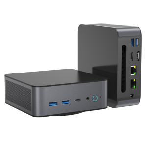 GXMO H90 Windows 11 Mini-ordinateur avec processeur Intel Core i7 11390H, Spécifications : 16 Go + 512 Go SG5901581-20